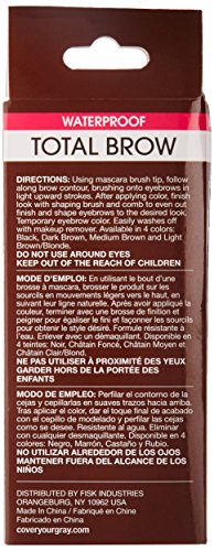 Cover Your Gray Total Brow Eyebrow Sealer and Color - Dark Brown
