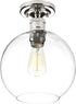 Progress Lighting P350046-104 Hansford Close-to-Ceiling, Polished Nickel
