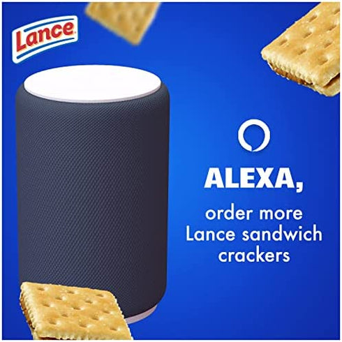 Lance Sandwich Crackers, Captain's Wafers, Variety Pack, 8 Individual Packs, 6 Sandwiches Each