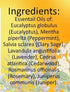 Easy Breathe Essential Oil Blend with Peppermint, Eucalyptus, Clary Sage, Rosemary, Cedar, Aromatherapy by Creation Pharm