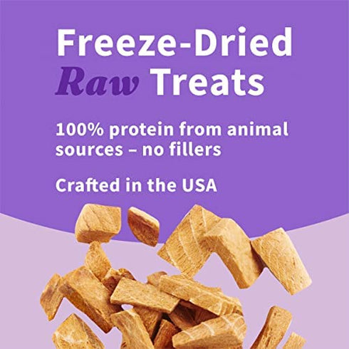 Halo Freeze Dried Raw Cat Treats, Salmon Recipe, Cat Treats Pouch, All Life Stages, 1.6-OZ Pouch