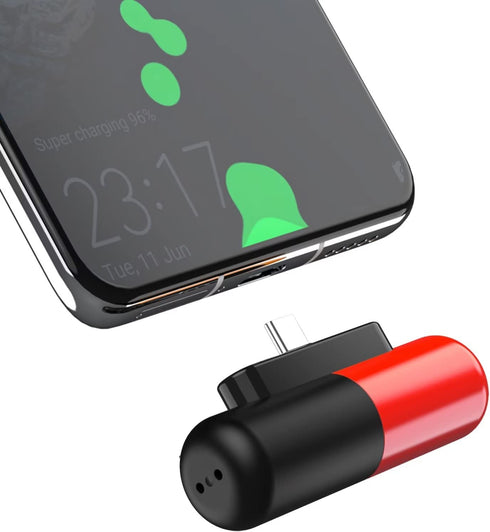 Cute Portable Charger for Android Phone 3300mAh Mini Power Bank USB C Compatible with Samsung Galaxy S22 Z Flip3 S20,S10,S9,S8,Note 20/10/9/8,Moto Z3/2,LG V35/G8/7/5,Nintendo Switch,DJI Pocket 2 etc
