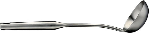 TBWHL Metal Soup Ladle 304 Stainless Steel Gravy Sauce Ladle with Long Handle for Kitchen 13.4"