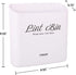 Magnetic Lint Bin for Laundry Room by CASAJIN - Space Saving Lint Bin Holder for Laundry Room Décor - Waste Bin with Magnetic Strip for Dryer, Washer, or Wall Mount