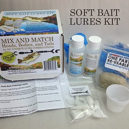 Make Your OWN Soft Bait Fishing Lures KIT