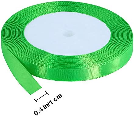 Supla 16 Colors 400 Yard Fabric Ribbon Silk Satin Roll Satin Ribbon Rolls in 2/5" Wide, 25 Yard/roll,16 Rolls,Satin Ribbon Fabric Ribbon Embellish Ribbon Ribbon for Bows Crafts Gifts Party Wedding