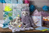 Taggies Soothing Sensory Stuffed Animal Security Blanket, Molasses Sloth, 13 x 13-Inches
