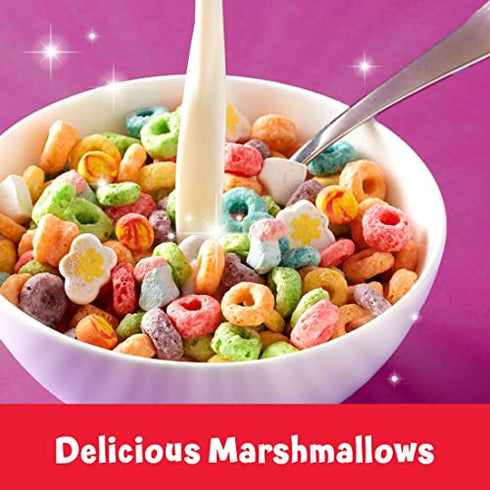 Kellogg’s Froot Loops Breakfast Cereal with Marshmallows, Fruit Flavored, Breakfast Snacks with Vitamin C, Original with Marshmallows, 10.5oz Box (1 Box)