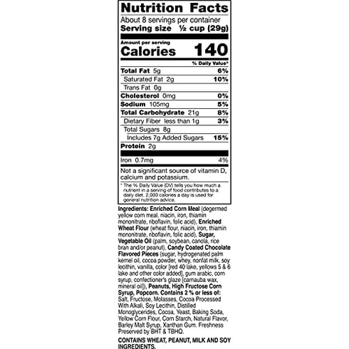Chex Mix Snack Mix, Turtle, Indulgent Snack Bag, 8 oz