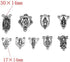40pcs Mix Style Antique Miraculous Mary Medal Rosary Centerpiece Part Lot Oval Chandelier Links for Rosary Holy Beads Necklace Making