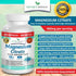Magnesium Glycinate 400 mg - 200 Tablets - High Absorption, Non Buffered Bisglycinate Mag Supplement for Sleep, Leg Cramps, Heart, Ease Muscles, Calm Headaches for Women and Men, Non Powder Capsules
