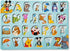 Melissa & Doug Disney Classics Alphabet Wooden Peg Puzzle (26 pcs)