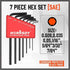 SEDY 22 Piece Mini Hex Key Allen Wrench Set - Hex/Torx, Metric/SAE (3-IN-ONE, Cr-V)