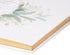 Avamie Wedding Guest Book, 120 Lined Pages Guest Sign-in Book Guest Registry Guestbook Planner, White Cover With Gold Foil and Greenery Design, Gold Gilded Edges and Gold Ribbon, 7x9 inches, Hardbound