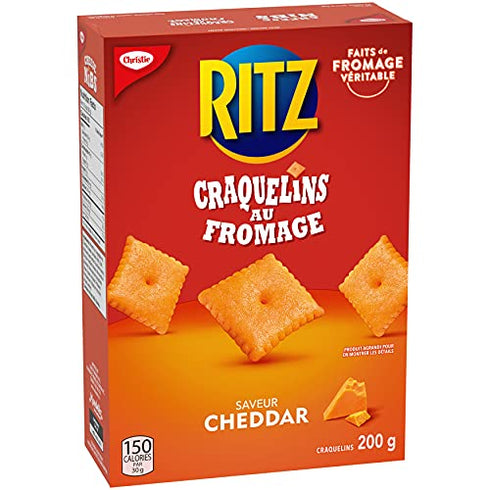 Christie Ritz Cheese Nips Crackers, 200g/7.1oz {Imported from Canada}