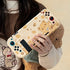 GeekShare Protective Case Slim Cover Case Compatible with Nintendo Switch and Joy Con - Shock-Absorption and Anti-Scratch -- mousse bear