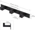 KES Coat Hooks Towel Hook Rack 3 Hooks Set Hook Rail Wall Mount SUS 304 Stainless Steel Matt Black, AH210H3DG-BK