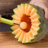 Suuker Melon Baller Scoop Set,Professional 4 In 1 Stainless Steel Watermelon Cutter Fruit Carving Tools Set,Fruit Scooper Seed Remover Watermelon Knife for Dig Pulp Separator Fruit Slicer?Green?