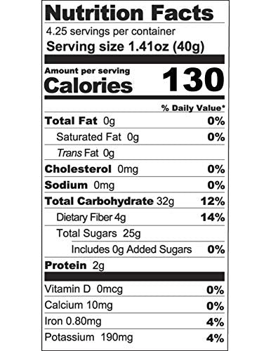 Dried California Blueberries, Unsweetened, No Added Sugar, Sunrise Fresh Dried Fruit Co., 6oz. bag