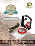 BIJIA Orienteering Map Compass -Sighting Mirror Compass with Adjustable Declination,Clinometer and LED light for Hiking, Camping,Orienteering,Hunting,Global Mountaineering,Navigating and SAR training.
