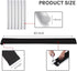 Twin Door Draft Stopper, Under Door Draft Stopper, 42 Inch Length Adjustable Window Door Breeze Blocker, Weather Stripping Noise Blocker Guard, Reducing Cool Air(Black)