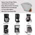 #2 Reusable Permanent Cone Coffee Filters, 2~6 Cup Mesh Coffee Filter 2, Compatible with Cuisinart DCC-450 Coffee Maker & #2 Cone Coffee Dripers, Replace Melitta Coffee Filters No.2