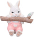 KESYOO Rabbit Wall Hook Resin Bunny Coat Hooks Wall Mount Decorative Animal Figurine Hooks Rack Hangers Holders for Clothes Towels Robe Keys Hats Bags Cable Wire