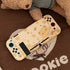 GeekShare Protective Case Slim Cover Case Compatible with Nintendo Switch and Joy Con - Shock-Absorption and Anti-Scratch -- mousse bear