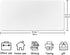 Desk Pad Protector Office Desk Mat, BUBM Waterproof PU Leather Desk Writing Mat Laptop Large Mouse Pad Desk Blotters Desk Decor for Office Home, 35.4" x 17" White