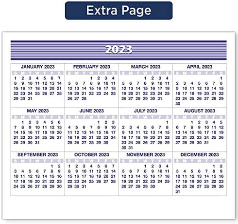 AT-A-GLANCE 2023 Weekly Desk Calendar Refill, Flip-A-Week, 6" x 7" (SW705X50)
