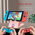 FXICAI Busjoy Stand for Nintendo Switch, Steam Deck, Switch OLED, Switch Lite, Cute Kawaii Angle Adjustable Holder, Portable Foldable Non-Slip Bracket-Pink