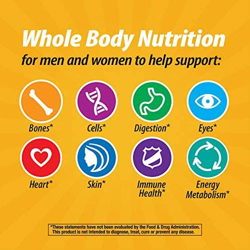 Nature’s Way Alive! Max6 Potency Multivitamin, Whole Body Nutrition, High Potency B-Vitamins, 90 Capsules