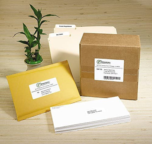 Avery EcoFriendly Mailing Labels for Laser and Ink Jet Printers, 1 x 2 5/8 Inches, White, Permanent, Pack of 300 (48860)