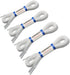 Flat Shoe laces 5/16" Wide Shoelaces 4 Pair for Athletic Running Sneakers Shoes Boot Strings replacements