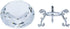 Crystal Diamond Paperweight Jewels Wedding Decorations Christmas Centerpieces Home Decor (100MM)