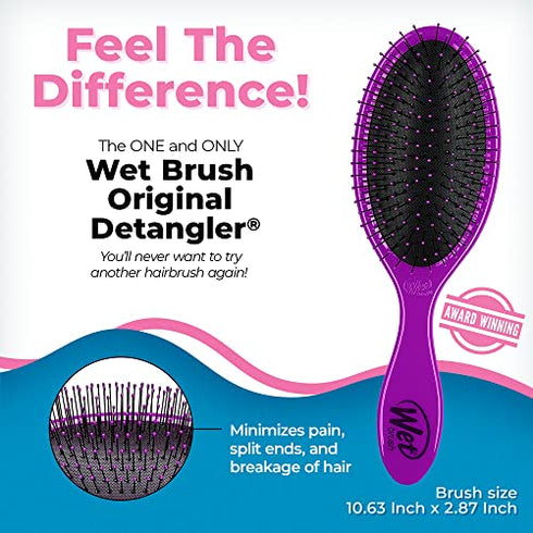 Wet-Brush Detangler Hair Brush Detangling"