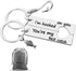 Couple Keychain Gift I'm Hooked on You You're My Best Catch Keychain His and Hers Jewelry Keychain Set Gift for Dad Couples Boyfriend Girlfriend Christmas Gift Valentine's Gift Anniversary Keychain Gift
