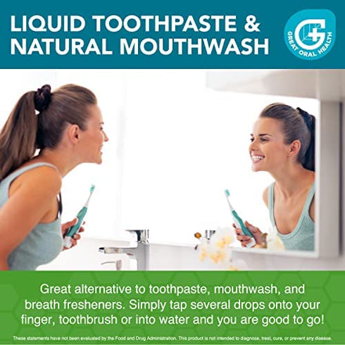 OraRestore Natural Bad Breath Treatment—Concentrated Blend of Essential Oils—Dentist Formulated Liquid Toothpaste & Mouthwash for Healthy Gums & Teeth—Tooth Oil for Oral Care w/ eBooklet 15ml (1 Pack)