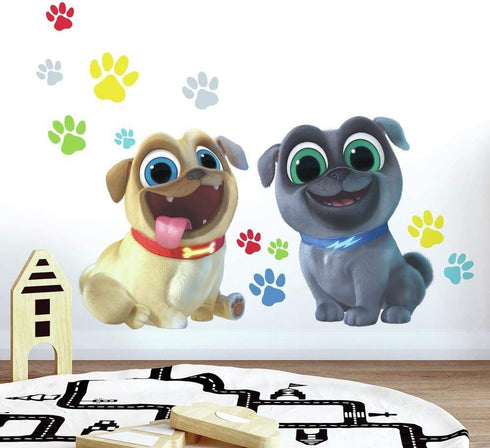 RoomMates RMK3775GM Puppy Dog Pals Peel and Stick Giant Wall Decals 36.5 x 17.25"