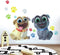 RoomMates RMK3775GM Puppy Dog Pals Peel and Stick Giant Wall Decals 36.5 x 17.25"