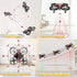 ATOYX Mini Drone for Kids & Beginners, Indoor Portable Hand Operated/RC Nano Helicopter Quadcopter with Auto Hovering, Headless Mode & Remote Control, Children's Day Gift for Boys and Girls -Red