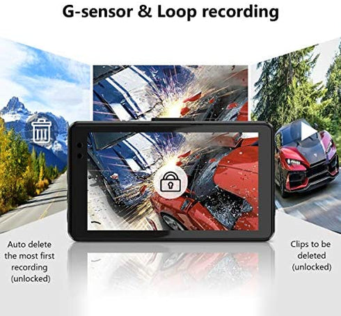 Dash Camera for Cars, Super Night Vision Dash Cam Front and Rear with 32G SD Card, 1080P FHD DVR Car Dashboard Camera with G-Sensor, WDR, Parking Monitor, Loop Recording, Motion Detection ?2022?