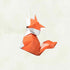 Garneck Resin Decoration Fox Geometric Modern Design Ornaments Family Sculpture Artwork (Size S: 3.9x1.5x3.9inch )