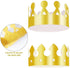 28 Pack Gold Paper Crown Gold Foil Party Crown Hat Cap for Birthday Celebration Baby Shower Photo Props ( 2 Styles )