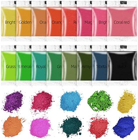 Tie Dye Powder, 26 Colors Dye Packets, Color Powder Packets Bright Fabric Dye, Tie Dye Party Supplies Suitable for Children and Adults?26Pack,10G Per Pack?