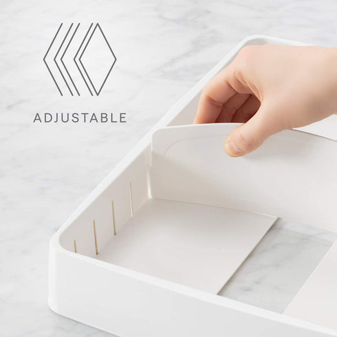 YouCopia StoraLid Food Container Lid Organizer, Large, Adjustable Plastic Lid Storage for Kitchen Cabinets