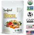 Sunfood Golden Milk Super Blend – Organic Turmeric Latte + Superfoods: Ginger, Maca, Goji, & More | All- Natural, Healthy & Clean Coffee Alternative | Non-GMO, Gluten-Free, Vegan | 6 oz / 56 Servings