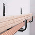 Garage Storage Utility Hooks Heavy Duty, 9''Jumbo Arm Wall Mount Garage Hangers for Ladders,Tools,Bikes, Chair & Garden Hose (6 Pack, Black)