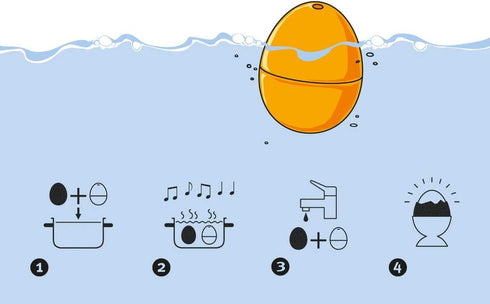 Brainstream A004690 BeepEgg Singing Floating Egg Timer, Pirate