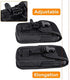IronSeals Tactical Cell Phone Holster Pouch, Tactical Smartphone Pouches Cellphone Case Molle Gadget Bag Molle Attachment Belt Holder Waist Bag for 4.7"-6.7" with Armor Case on with US Flag Patch